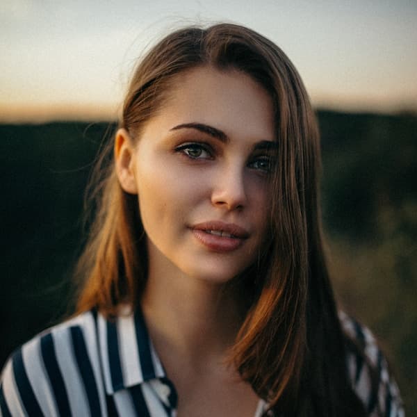 Woman with positive energy